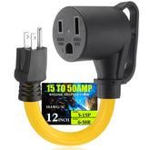 Tellegloww welder adapter cord 1ft ideal for portable welding in tight spaces