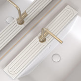 Telomet fast drying sink splash guard under the kitchen faucet