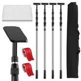 Teodute 12ft dust barrier poles assembled for quick containment setup