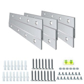 TERET 6-inch French cleat hanger assembled for secure wall display.