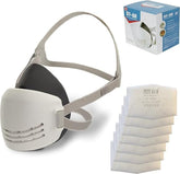 Tesoro Moda reusable respirator mask showing comfortable seal for all-day wear