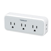 TESSAN 5-outlet outlet extender powers multiple devices at once.