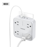 TESSAN 7-in-1 multi plug outlet with surge protection for versatile charging.