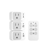 TESSAN remote outlet front view showing compact design for tight spaces