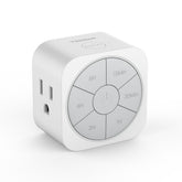 TESSAN timer outlet front view with intuitive countdown controls for quick scheduling