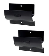 Tetra-Teknica GMH-01-2P wall mount ladder and wheelbarrow hanger keeps gear secure.
