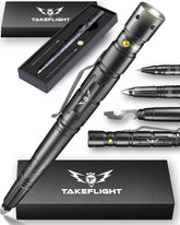 TF TAKEFLIGHT tactical pen with flashlight offers quick access and night visibility.