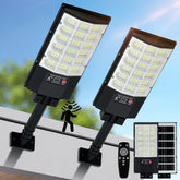 TFKK solar street light with wide LED beam for comprehensive outdoor coverage.