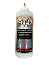 Tharos Magic Crack Filler dry powder ready to seal hairline cracks in concrete.