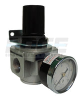 THB heavy-duty in-line regulator with gauge for stable workshop pressure