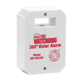 The Basement Watchdog Compact 110 dB water alarm front view with 360-degree sensing for early detection