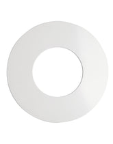 The Can Converter ceiling medallion with 7¾ inch trim ring for a seamless finish.