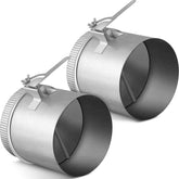 Therwen backdraft damper 6in sleeve assembly for precise airflow control