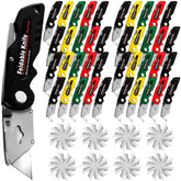 Therwen folding knife red closed for clean cuts on light materials