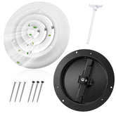 Therwen round vent cover with 6-inch diffuser for improved airflow.