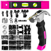 ThinkLearn Picture Hanging Kit contents for versatile wall display and easy organization.