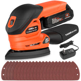 Thinkwork 20V detail sander front view for precise edge sanding.