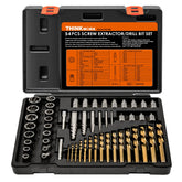 THINKWORK broken bolt extractor kit in case for quick project organization and portability.
