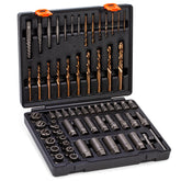 Thinkwork broken bolt extractor kit case ready for organized on-site repairs.