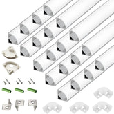 THMOOTHER V-shaped LED channel for clean installations