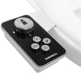 Throne Bidet Attachment front nozzle close-up for posterior hygiene.