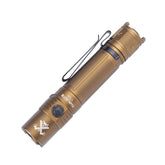 ThruNite TT20 tail-cap action for momentary lighting in tactical situations.