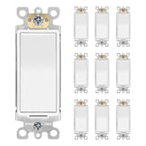 ThunderWay 3-way decorator light switch with gloss finish for stylish multi-location control.
