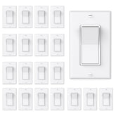 ThunderWay 3 Way Decorator Switch with glossy finish for flexible lighting control.
