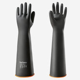 ThxToms heavy-duty latex gloves extended length protect forearms during tasks