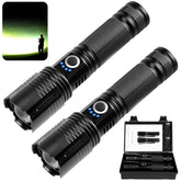 THY TRY 2-pack 90,000-lumen flashlight beam for clear night visibility during outdoor adventures