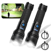 THY TRY two-pack flashlights front view, ideal for home and outdoor use