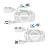 TiFFCOFiO indoor extension cord with 12-foot reach for flexible room placement