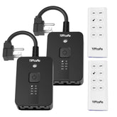 TiFFCOFiO outdoor timer waterproof for year-round garden lighting control