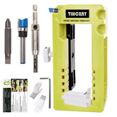 TIHCXNY green hinge router template for precise mortises and quick installation