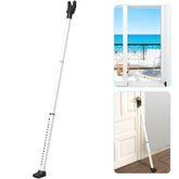 Tikelly 2-in-1 door security bar mounted on a door frame for versatile safety.