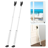 Tikelly 2-in-1 door security bar extended for wide doors and enhanced protection