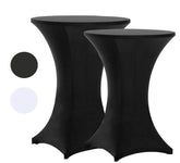Tina's highboy table cover on a 24x43 black table.