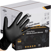 TitanFlex black 6mil nitrile gloves in a 1000-count box for heavy-duty tasks