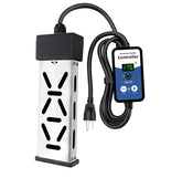 Titikula immersion heater with digital temperature display for precise bath or bucket heating.