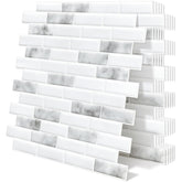 Tiwoos thick peel-and-stick backsplash tile for quick kitchen updates
