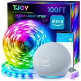 TJOY 100ft LED strip lights for living room ambience with easy control