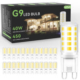 TJOY G9 LED bulb 4W pack shot demonstrates energy efficiency for chandeliers.