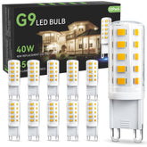 TJOY G9 LED bulb 4W packaging shows energy-saving lighting for homes.