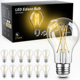TJOY vintage Edison bulb with clear glass filament for classic ambiance