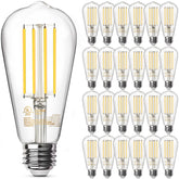 TJOY Vintage ST58 Edison bulb 8W with classic glow for chandeliers