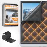 Tlany window insulation curtain blocks drafts for warmer rooms