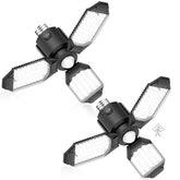 toberich Motion Sensor Garage Light 2-Pack provides hands-free illumination for garages.