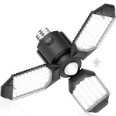 Toberich Motion Sensor Garage Light front view, bright 8000LM for clear visibility