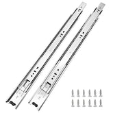 Tobinice 18in side-mount drawer slides set for solid installation and included screws.