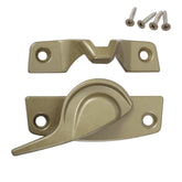 Tobkuxk metal window lock closeup for Andersen 200 Series Narroline showing secure compatibility.